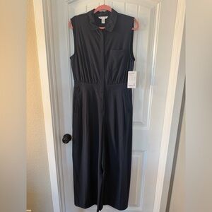 Athleta Blue Brooklyn Heights Sleeveless Wide Leg Jumpsuit